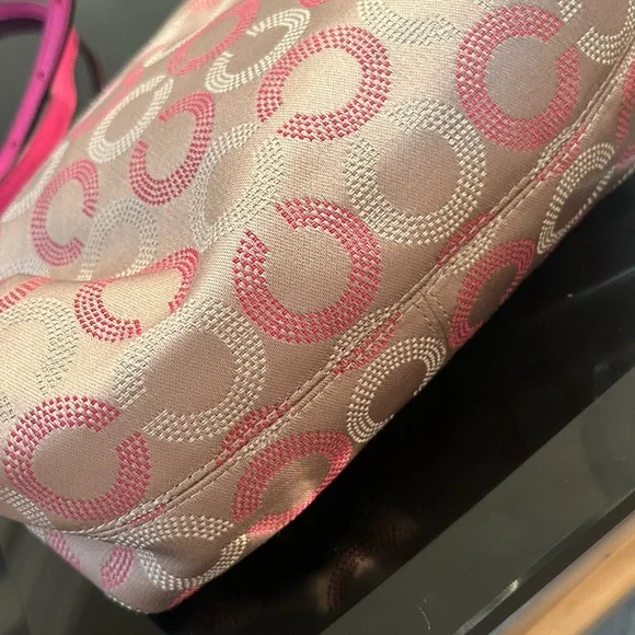 Coach Pink and Beige Women's Bag Set - Picture 3 of 7